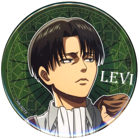 Levi Ackerman Newly Drawn Attack on Titan DMM Scratch! Survey Corps After Training 76mm Button Prize E-4 [USED]