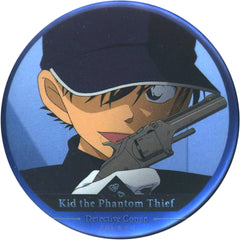 Detective Conan Kid the Phantom Thief Carrying a Handgun Trading Jewelry Can Badge Conan & Kid Detective Conan Plaza Limited Buttons [USED]