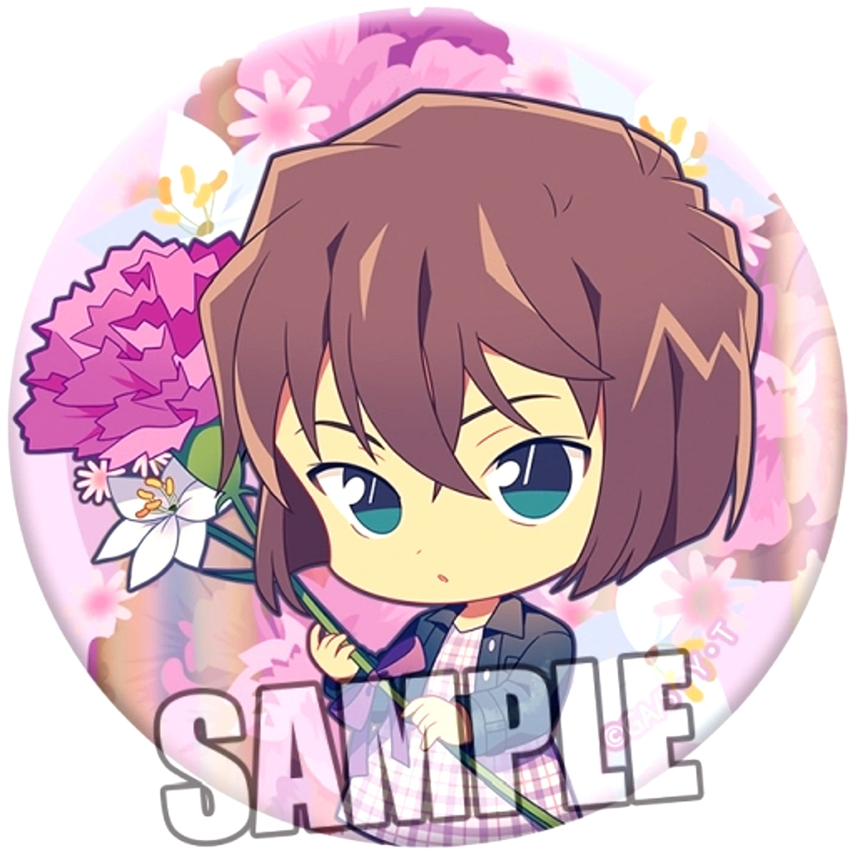 Ai Haibara Special Ver. Detective Conan Trading Button Flower For You Ver. [USED]