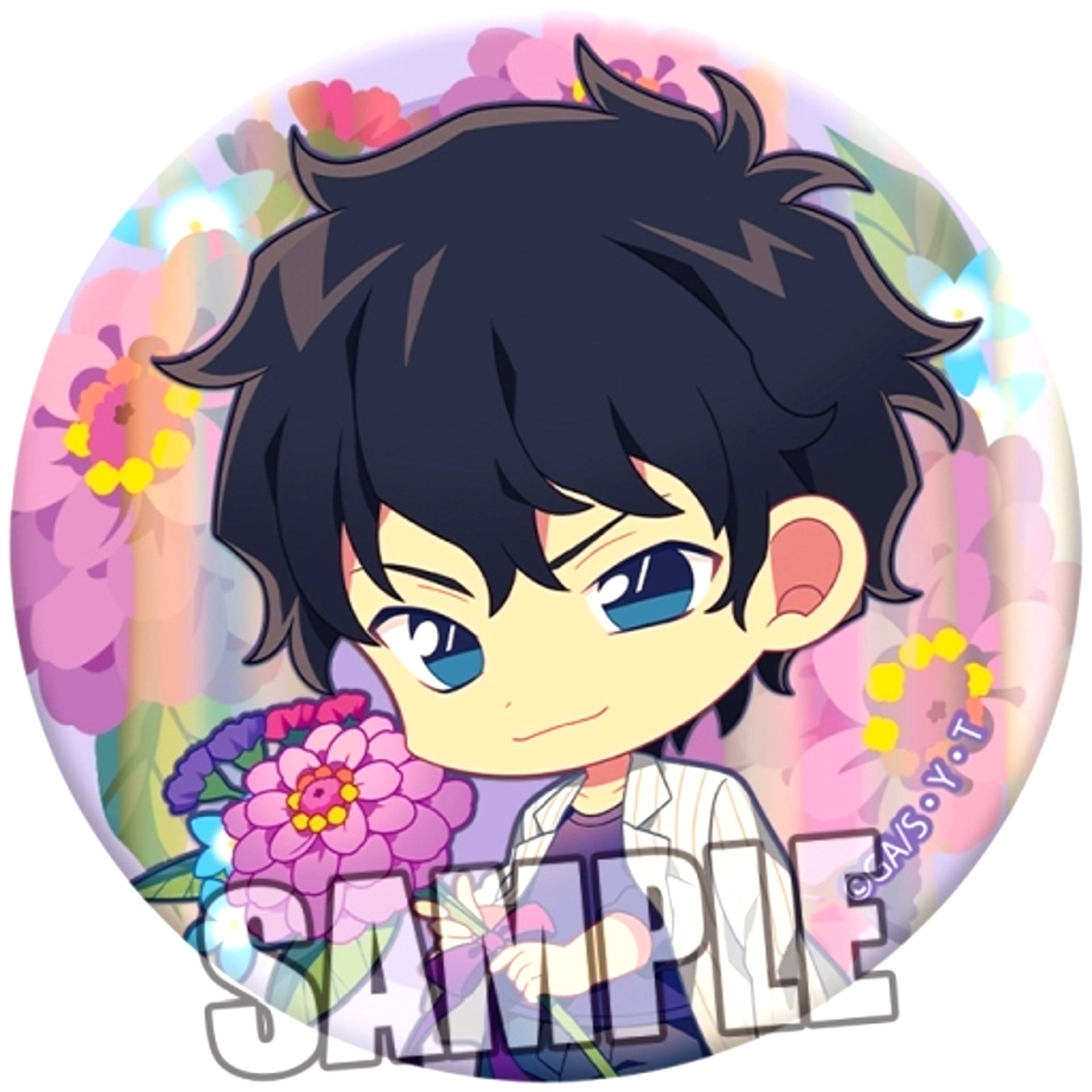Jinpei Matsuda Special Ver. Detective Conan Trading Button Flower For You Ver. [USED]