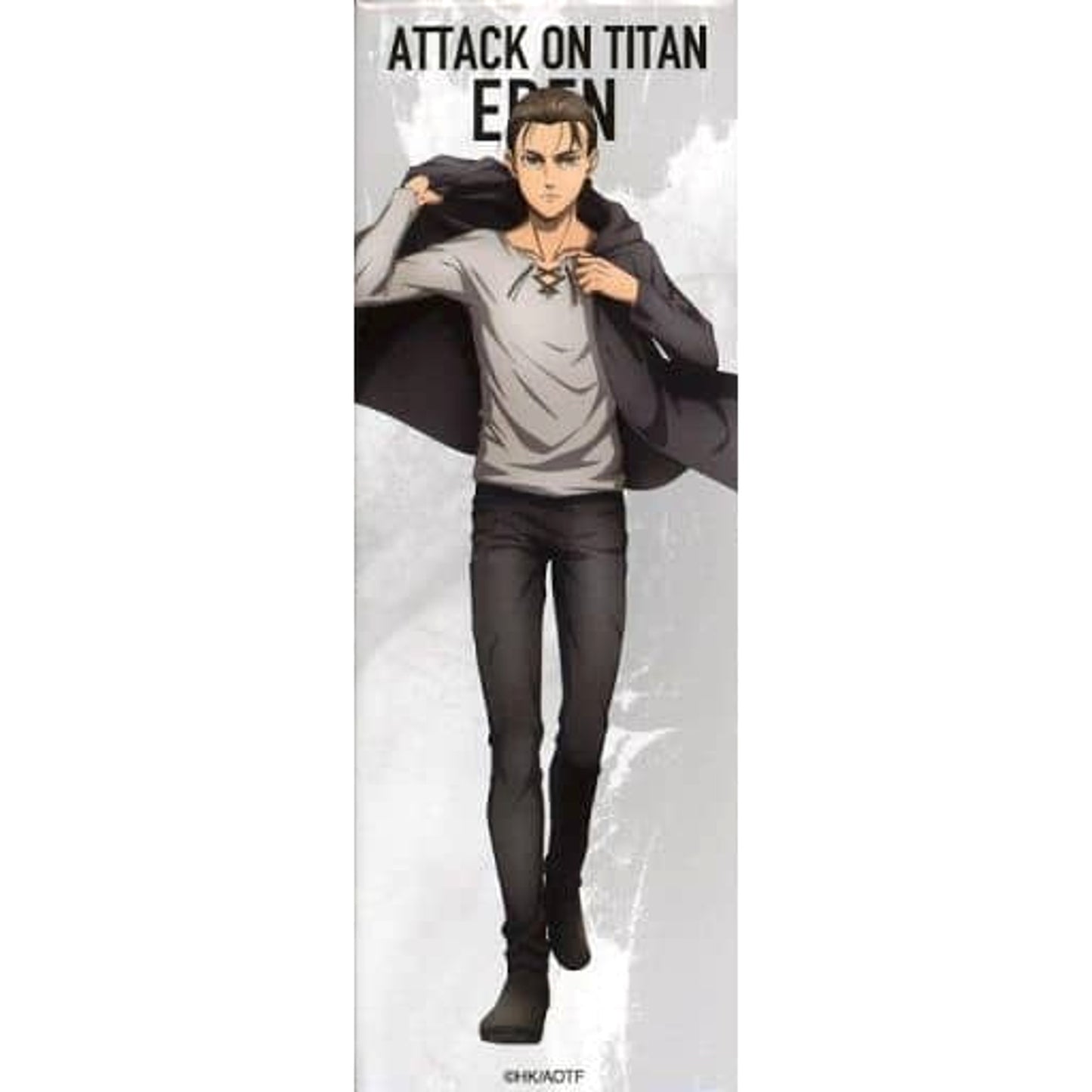 Ellen Yeager Whole Body Attack on Titan The Final Season Trading Long Square Button BYT Illustration Pop Up Special Exhibition Jinarashi at Baseyard Tokyo Limited [USED]