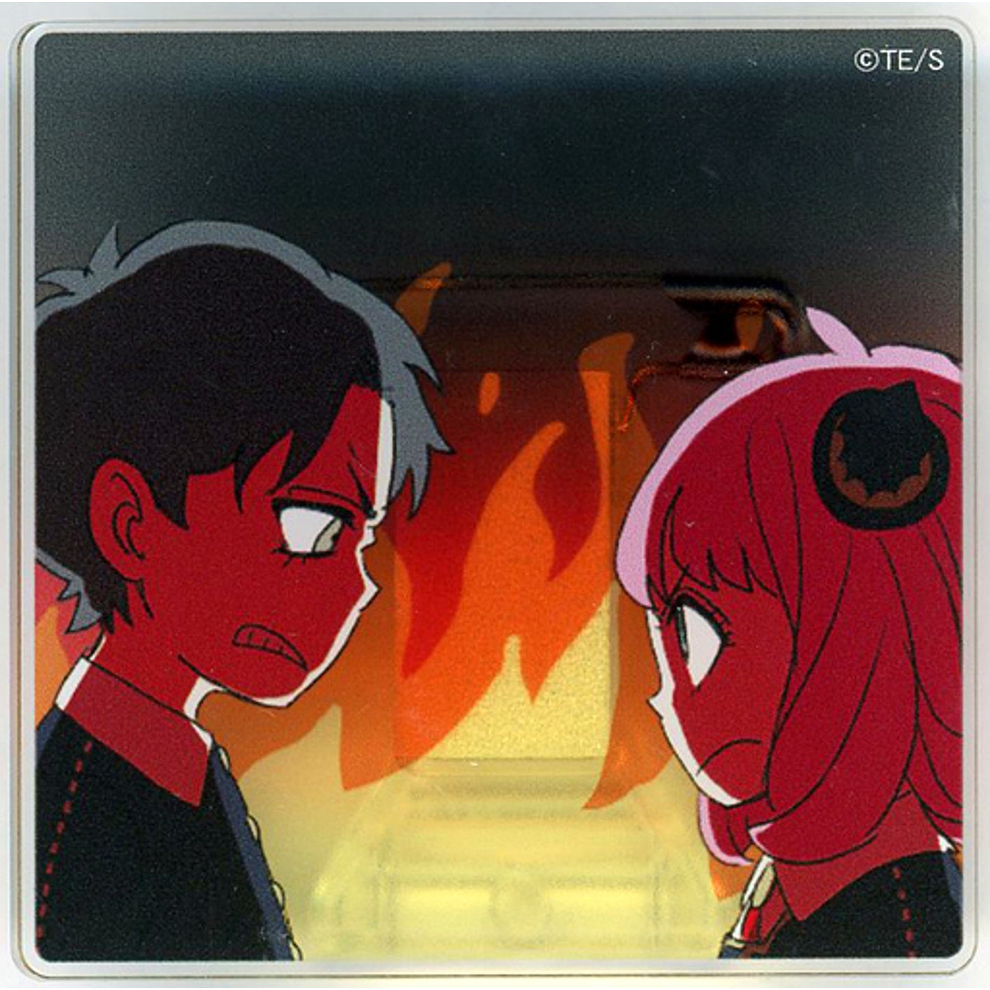Damian Desmond & Anya Forger SPY x FAMILY Exhibition Acrylic Badge Collection [USED]
