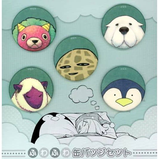 SPY x FAMILY Bond Forger & Others Fluffy Set Can Badge Spy X Family Exhibition Limited Contains 5 Types Buttons [USED]