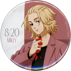 Tokyo Revengers Manjiro Sano Trading Can Badge Dusty Flower Ver. Pop Up Shop in Marui Limited Buttons [USED]