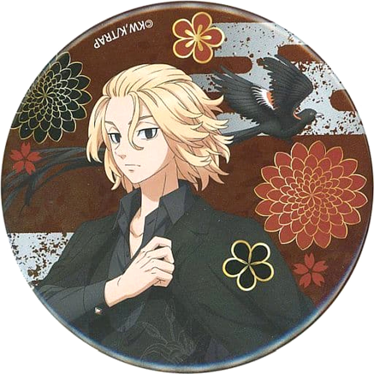 Tokyo Revengers Manjiro Sano Upper Body Dream Can Badge Graceful Leap B Challenge Prize Buttons [USED]