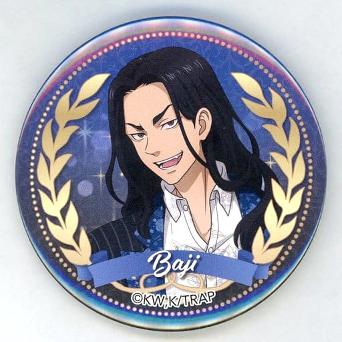 Tokyo Revengers Keisuke Baji Online Kuji 75mm Can Badge Kujibikido Limited Prize C-5 Buttons [USED]