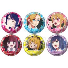 Oshi No Ko Ai Hoshino & Others Hundred Faces Can Badge All 6 Types Set Buttons [USED]