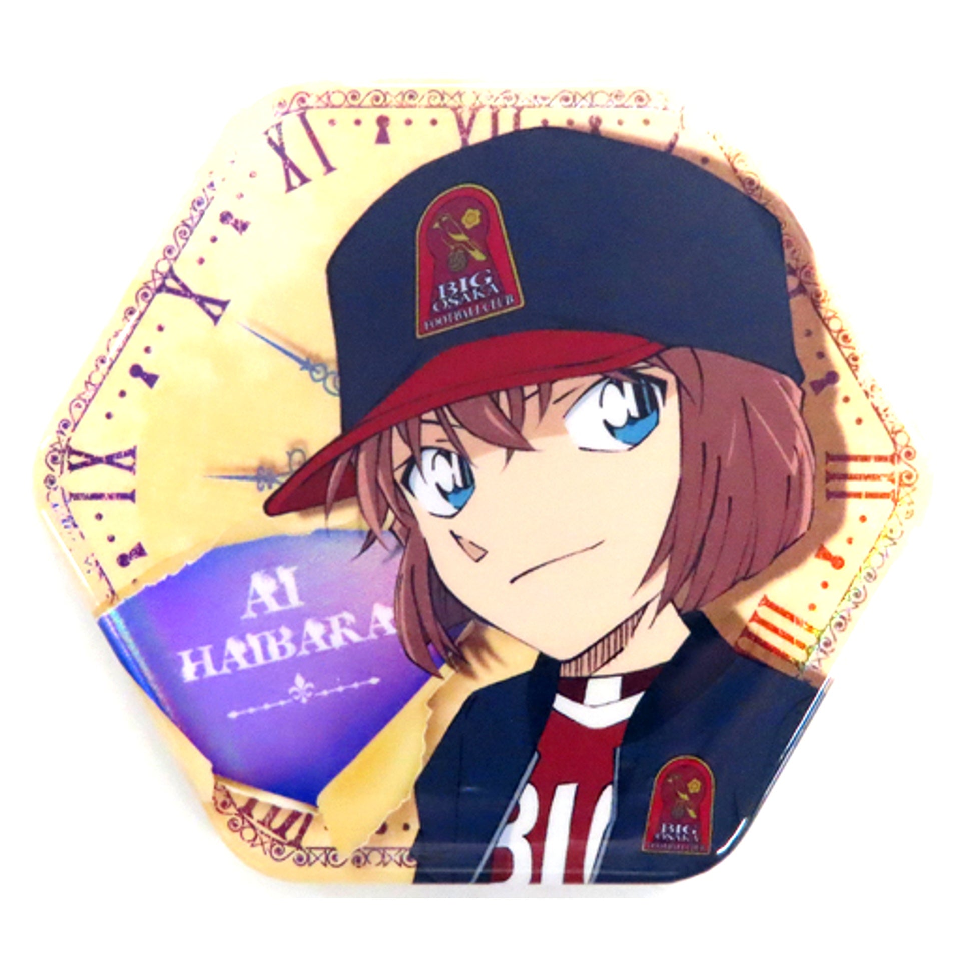 Ai Haibara Detective Conan Cafe in Shanghai 2022 Hexagon Button [USED]