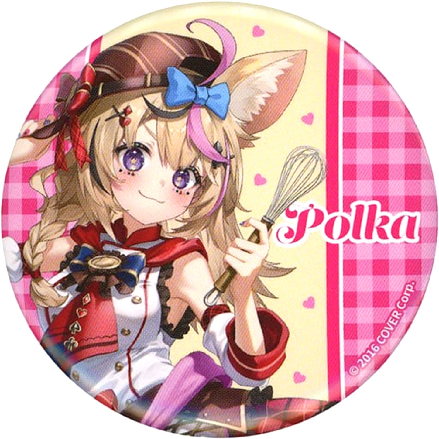 Omaru Polka Hololive Standard Proportion Trading Button Hololive x Marion Crepes [USED]