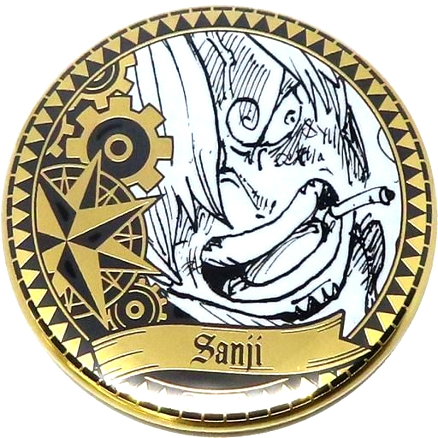 Sanji One Piece Golden Button Collection [USED]