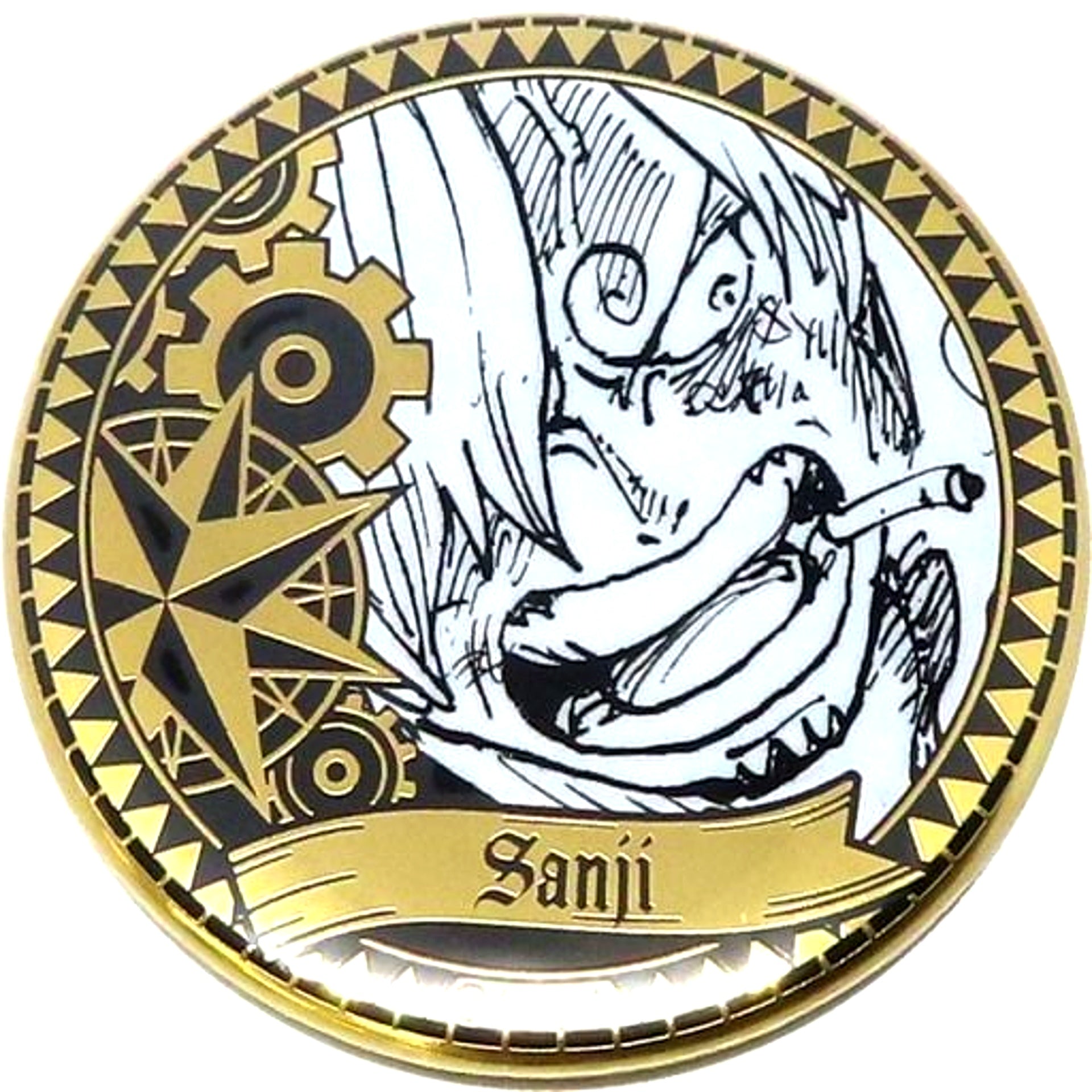 Sanji One Piece Golden Button Collection [USED]