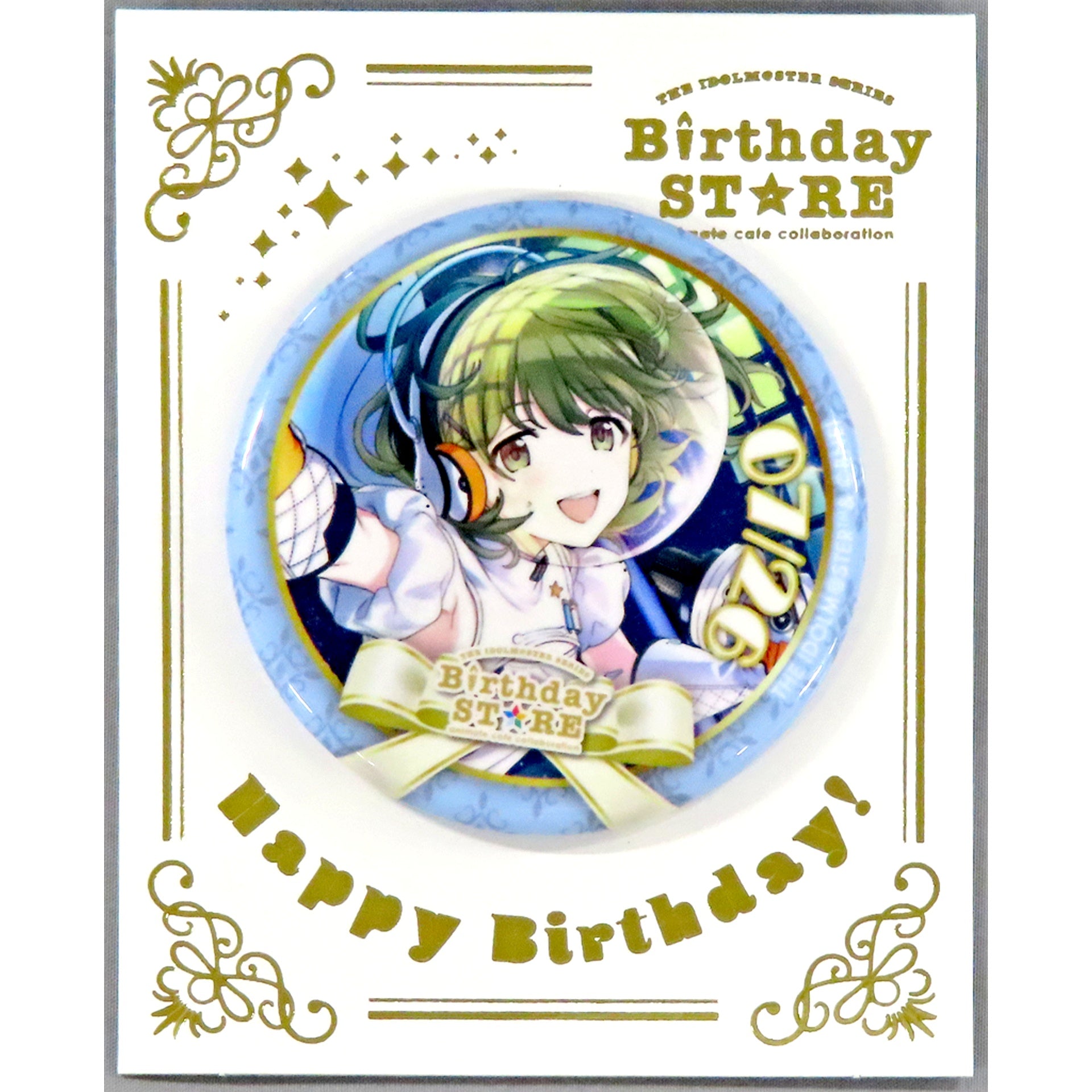 Nichika Nanakusa The Idolmaster Series Birthday STORE July Trading Birthday Tin Badge July Ver. Group 2 [USED]