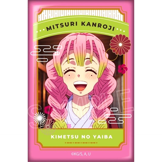 Mitsuri Kanroji Demon Slayer Square Button Swordsmith Village Arc [USED]