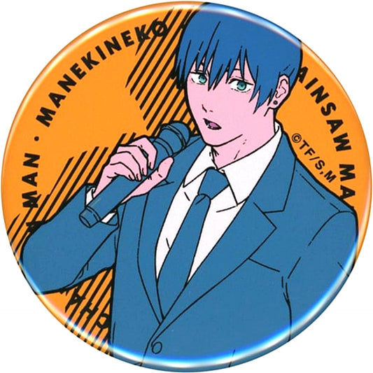 Aki Hayakawa Chainsaw Man Trading Button Karaoke Manekineko [USED]