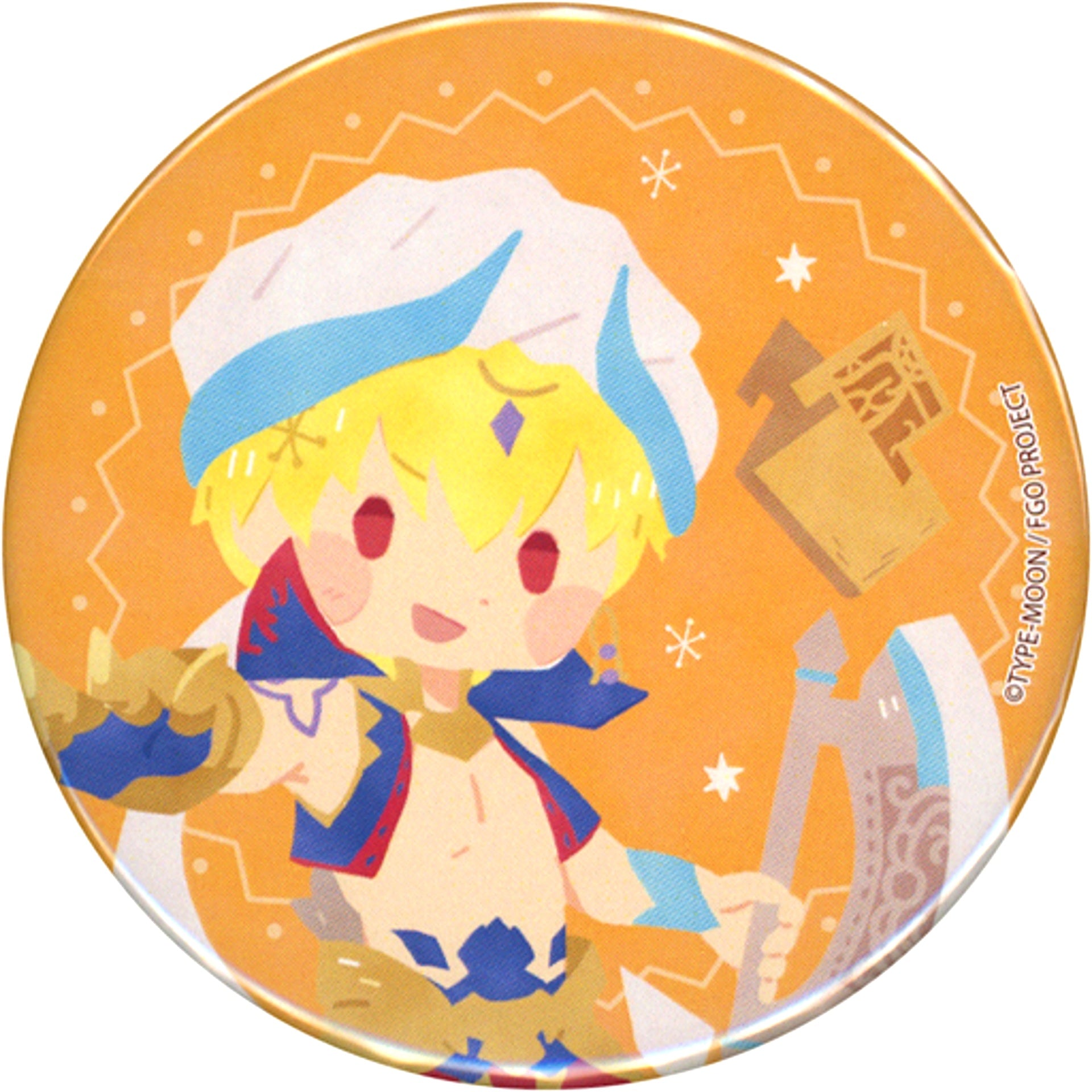 Caster Gilgamesh Fate/Grand Order Button 07 Blind Nordic Illustration [USED]