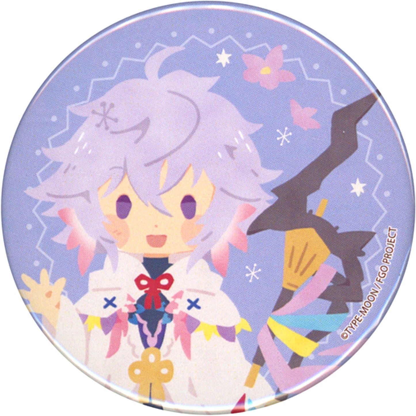 Merlin Fate/Grand Order Button 07 Blind Nordic Illustration [USED]