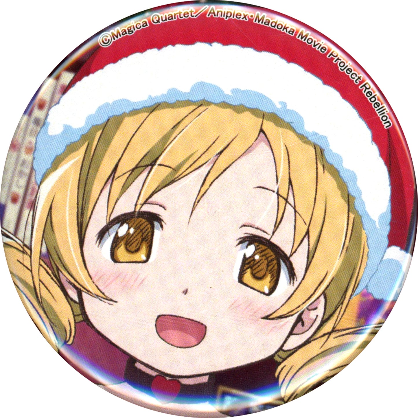 Mami Tomoe Puella Magi Madoka Magica Anisugar Christmas Festa 2015 Button [USED]