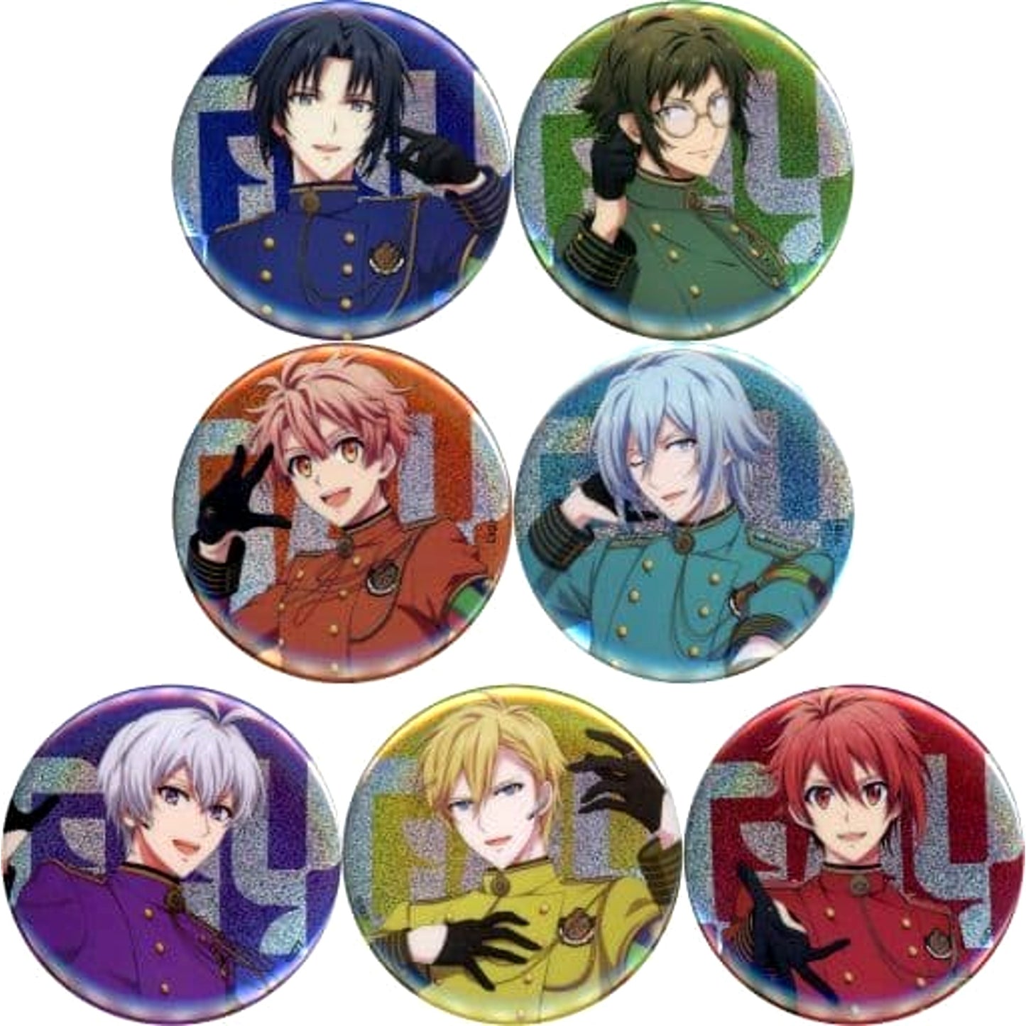 IDOLiSH7 IDOLiSH7 Set of 7 Button Visiblive Tour Good 4 You Limited [USED]