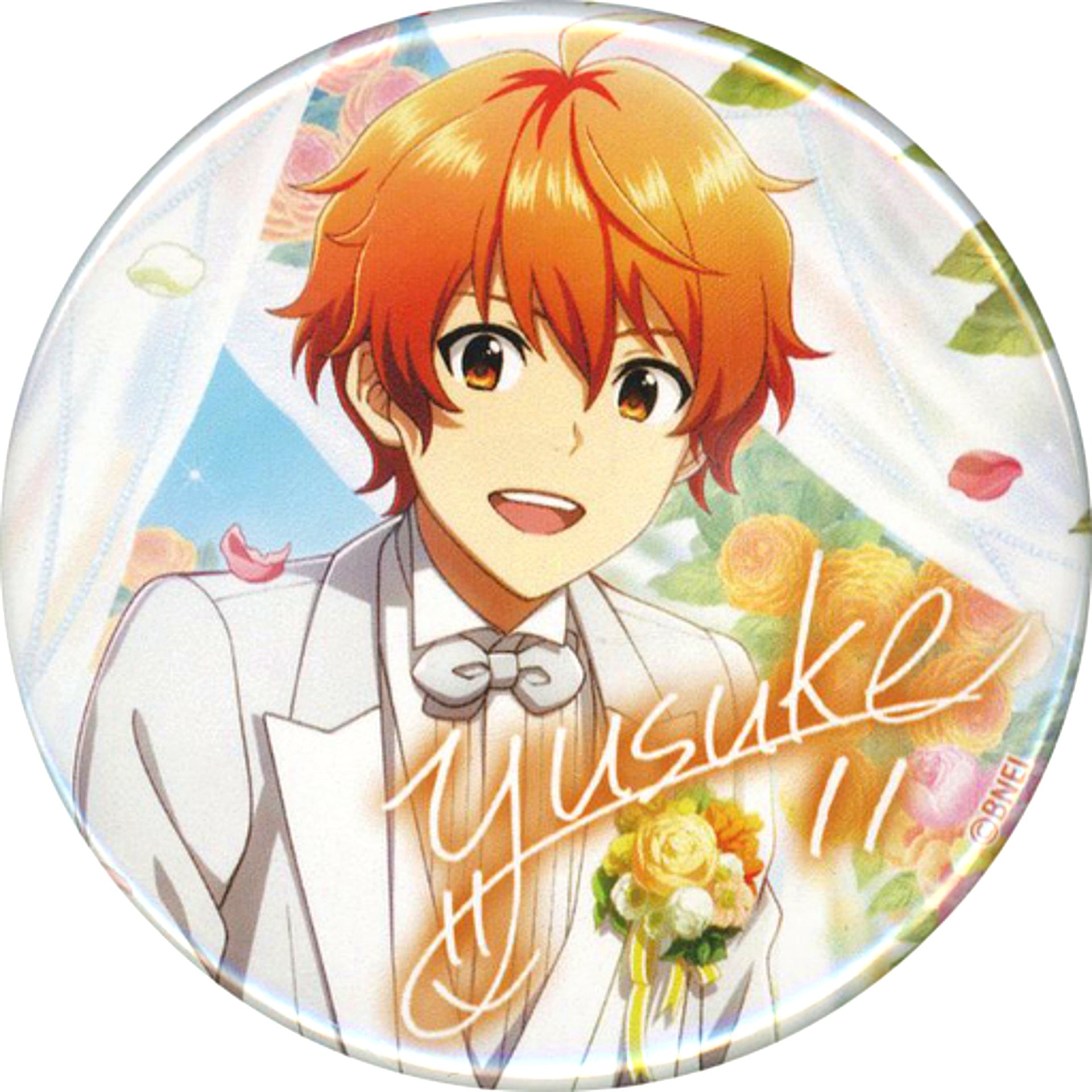 Yusuke Aoi Badge Kotobukiya Kuji The Idolmaster SideM Event Collection 2 Prize C-12 [USED]