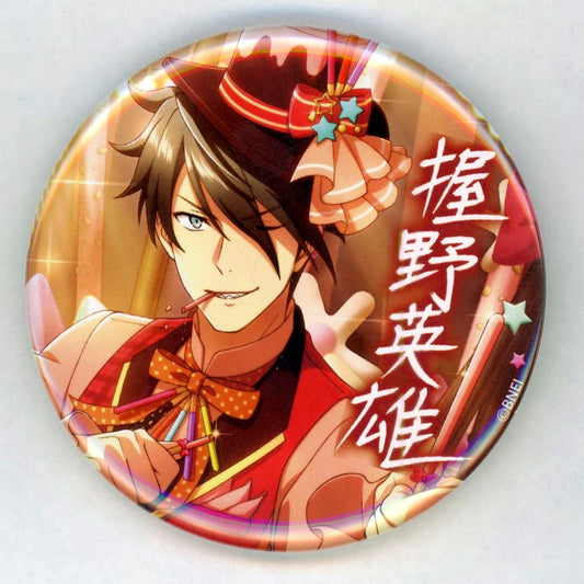 Hideo Akuno C-14 Prize Button Kotobukiya Kuji The Idolmaster SideM Event Collection 2 [USED]