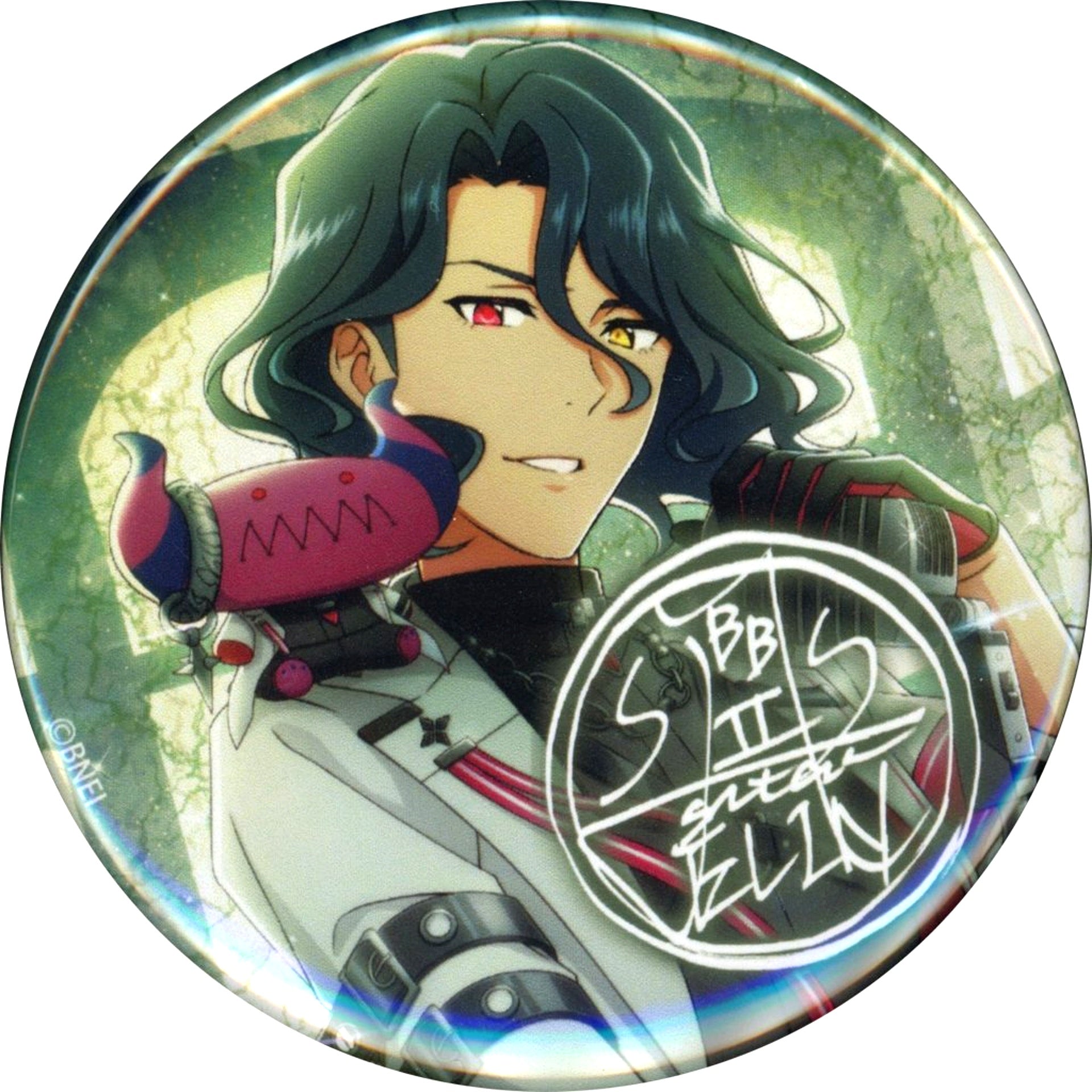 Asselin BB II Badge Kotobukiya Kuji The Idolmaster SideM Event Collection 2 Prize D-5 [USED]