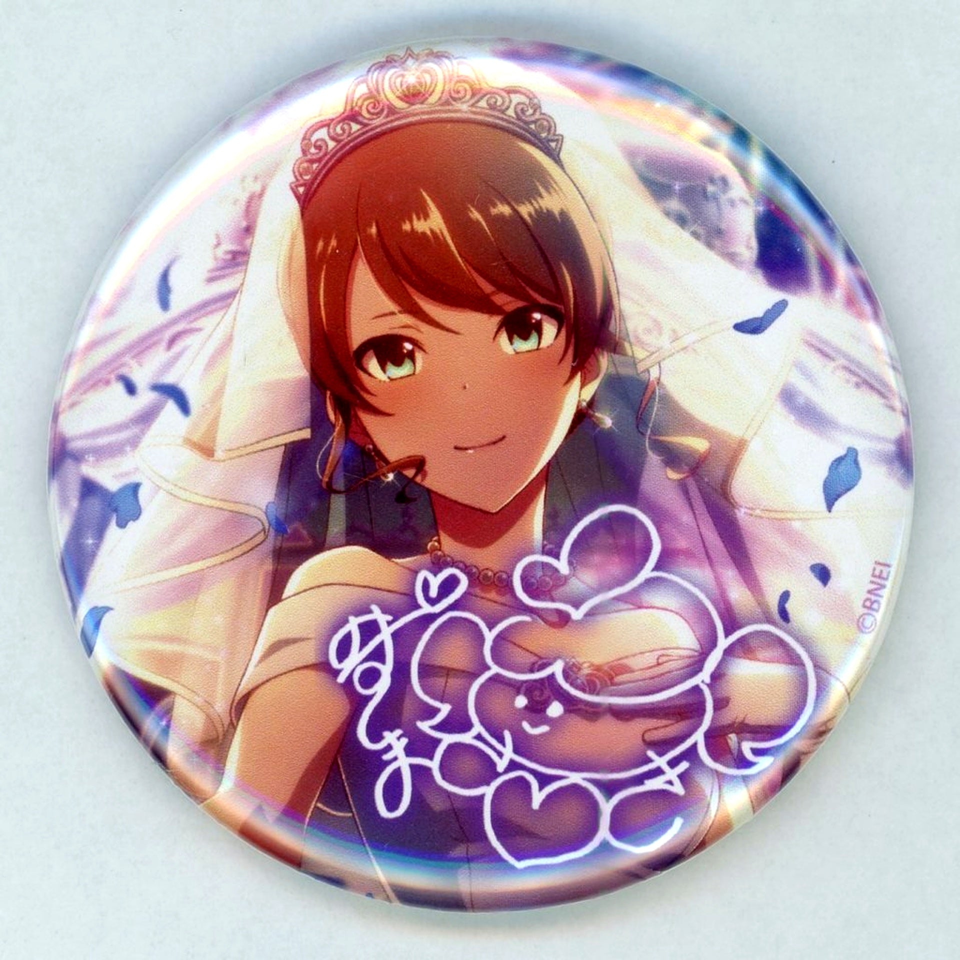 Saki Mizushima Badge Kotobukiya Kuji The Idolmaster SideM Event Collection 2 Prize D-7 [USED]
