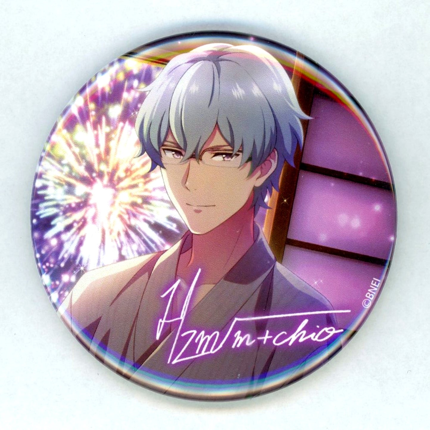 Michio Hazama Kotobukiya Kuji Idolmaster SideM Event Collection 2 D-11 Prize Button [USED]