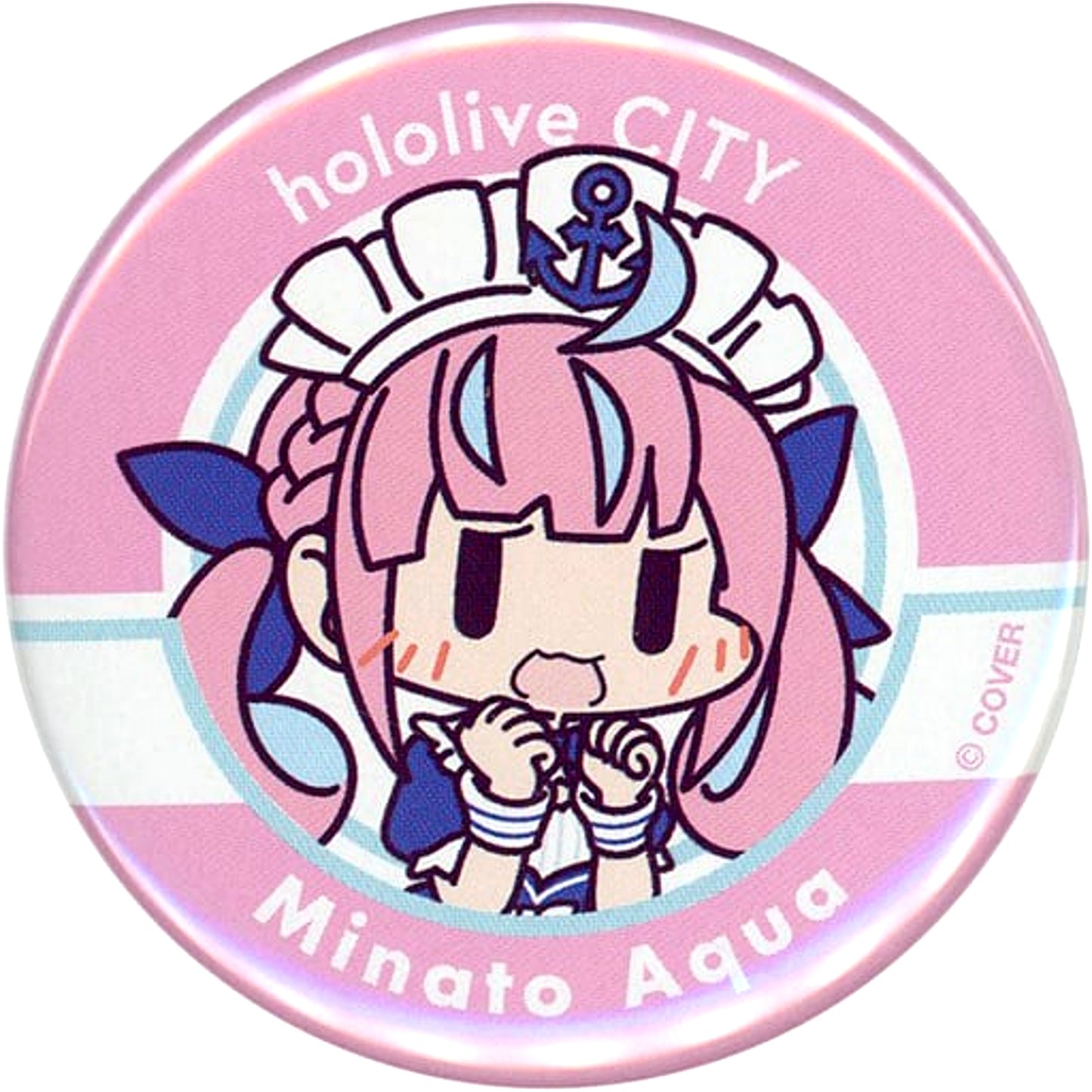 Minato Aqua Virtual YouTuber Hololive Button hololiveCITY ATTRACTIONS [USED]