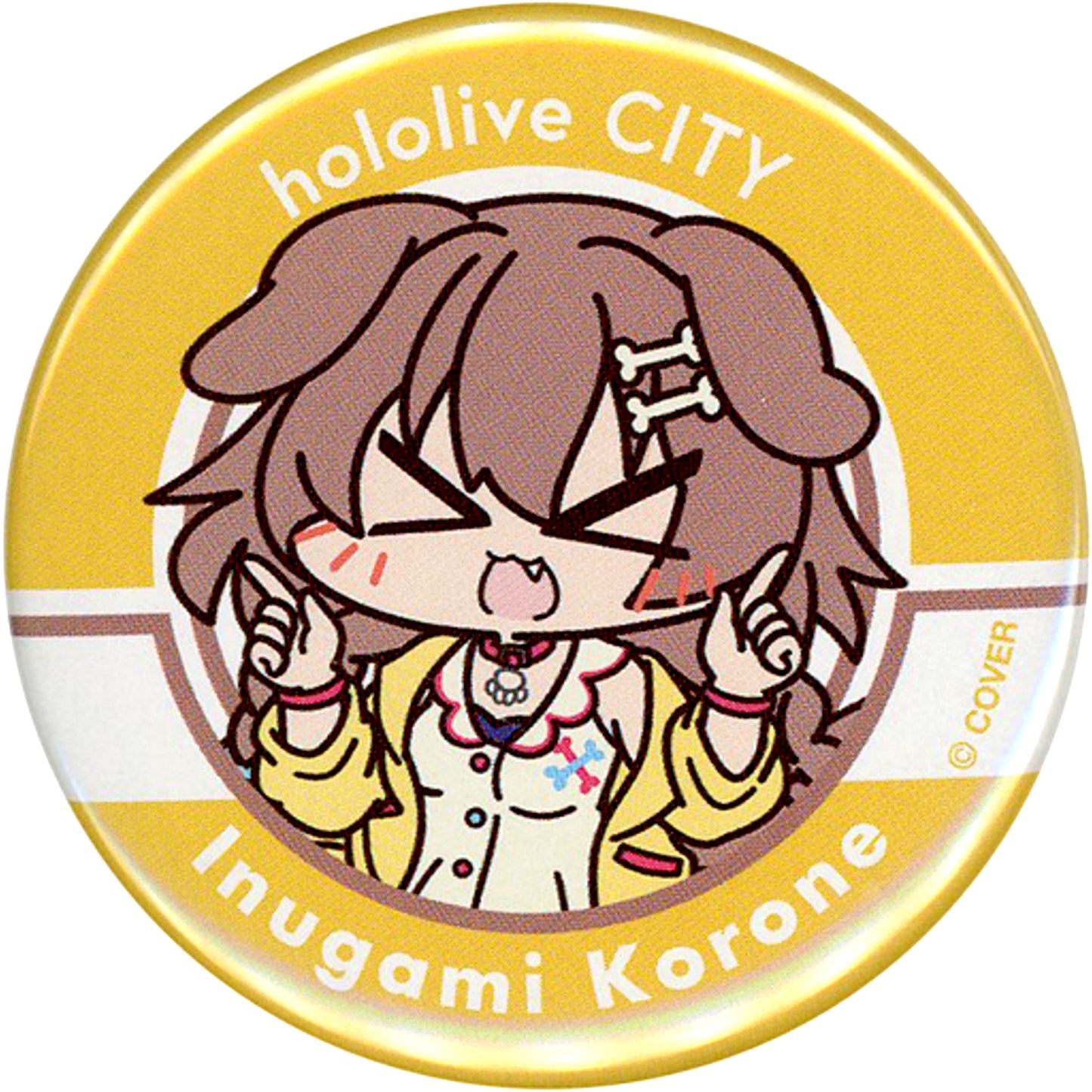 Inugami Korone hololive Button Virtual YouTuber hololiveCITY ATTRACTIONS [USED]