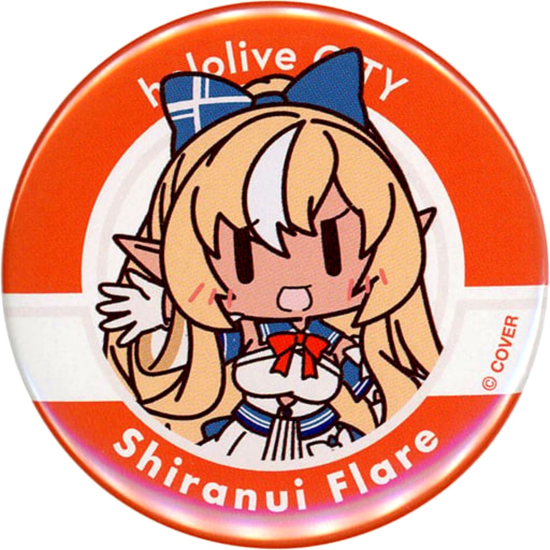 Shiranui Flare Virtual YouTuber Hololive Button hololiveCITY ATTRACTIONS [USED]