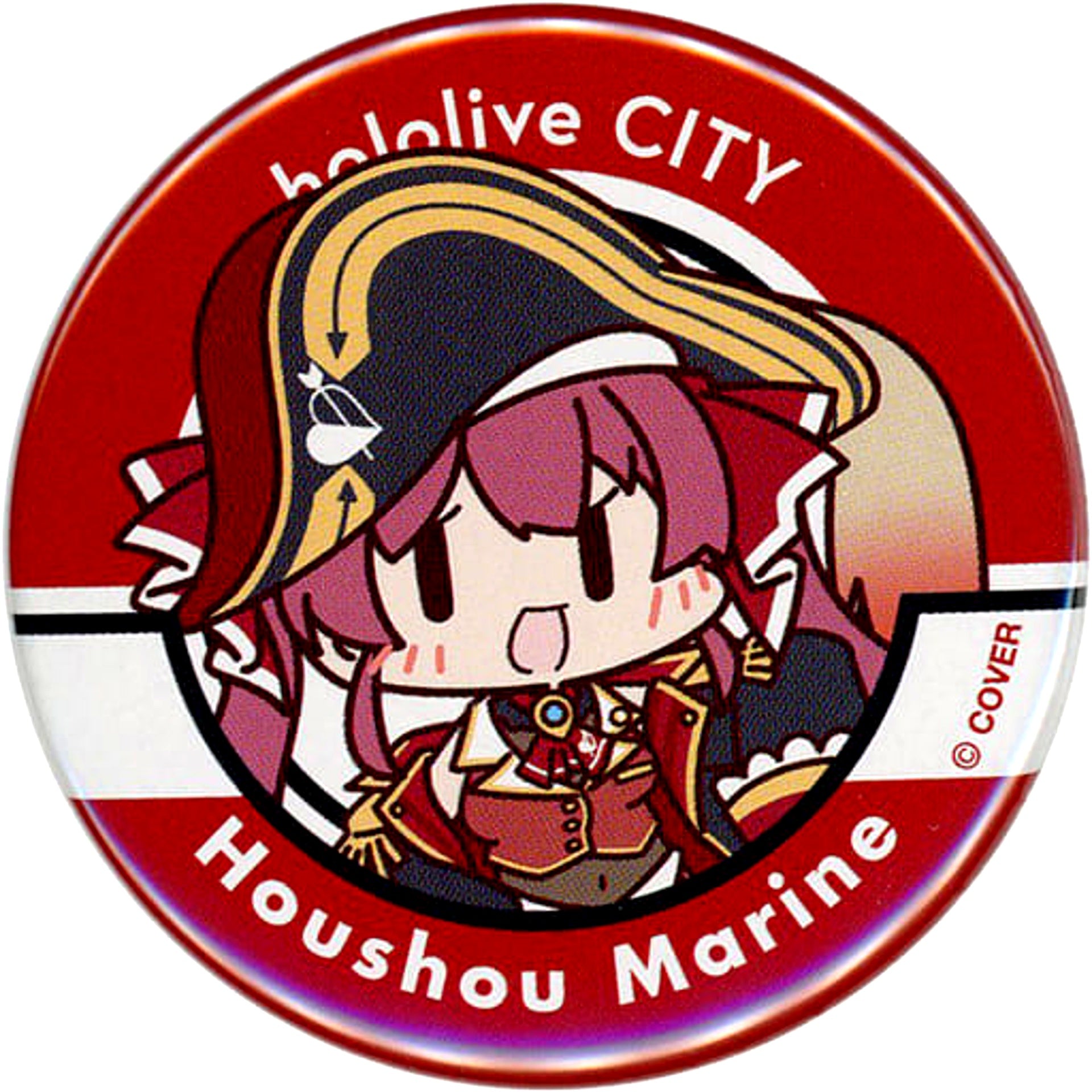 Virtual YouTuber hololive Houshou Marine Button hololiveCITY ATTRACTIONS [USED]