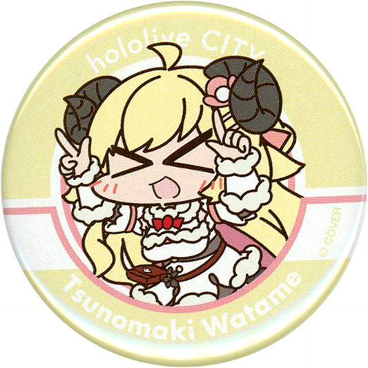 Tsunomaki Watame Hololive Button hololiveCITY ATTRACTIONS [USED]