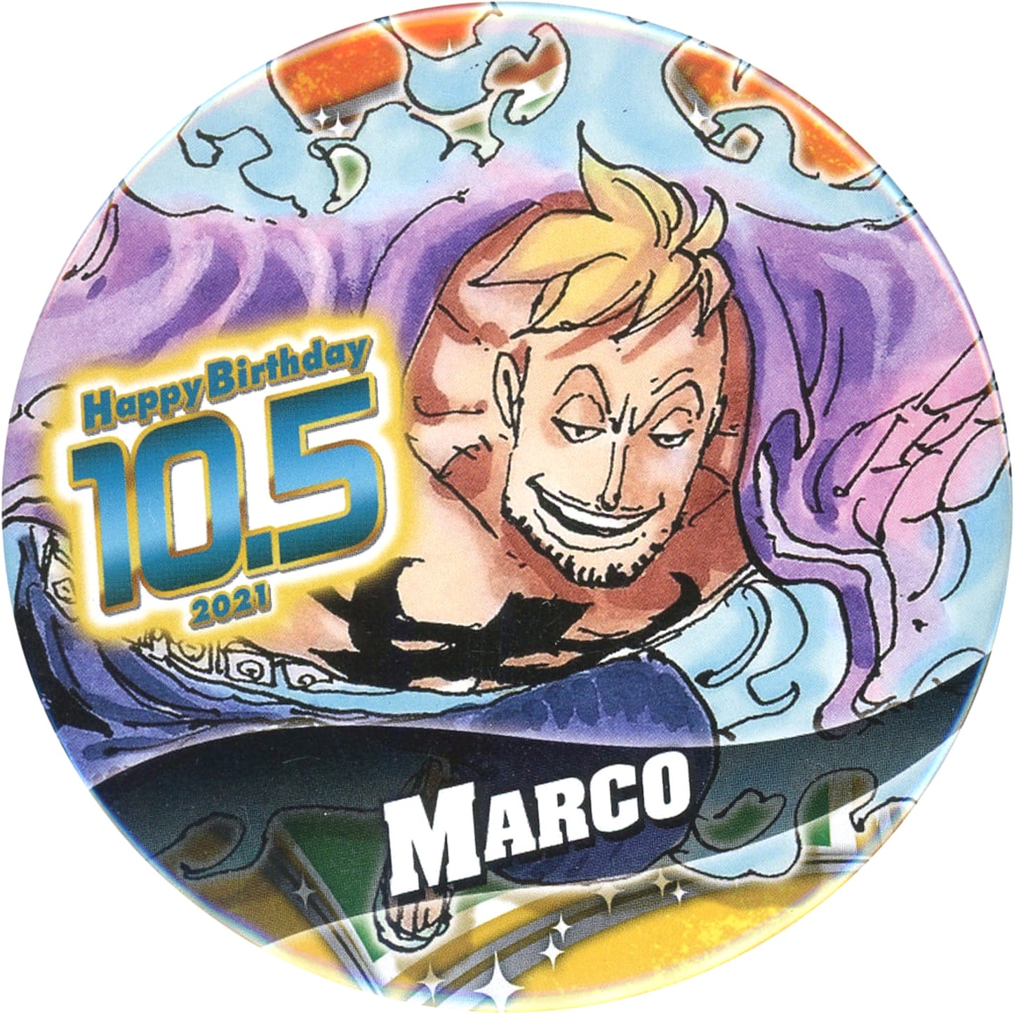 Marco One Piece Birthday Button 2021 [USED]