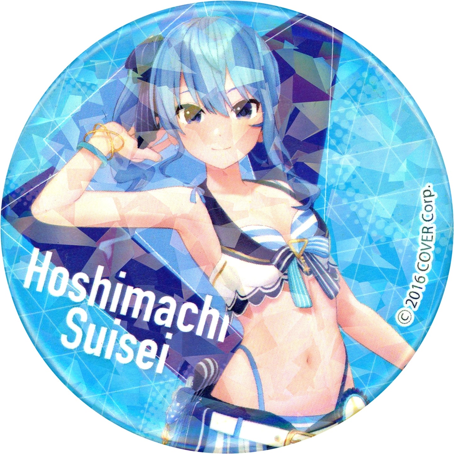 Hoshimachi Suisei Hologram Ver. Swimsuit Ver. hololive Summer 2023 in Marui Button [USED]