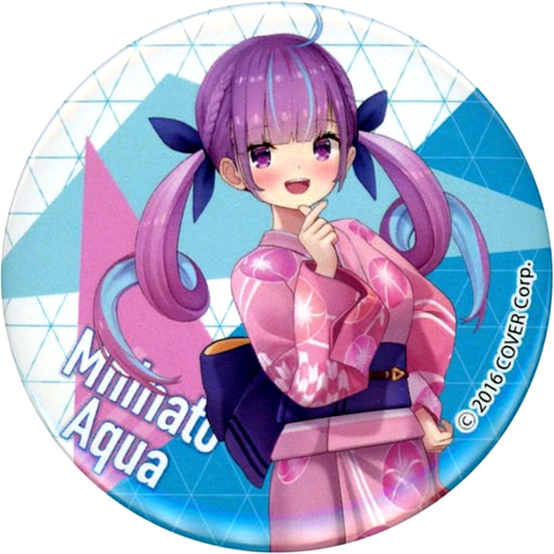 Minato Aqua Hololive Normal Ver. Yukata Ver. Button Hololive Summer 2023 in Marui [USED]