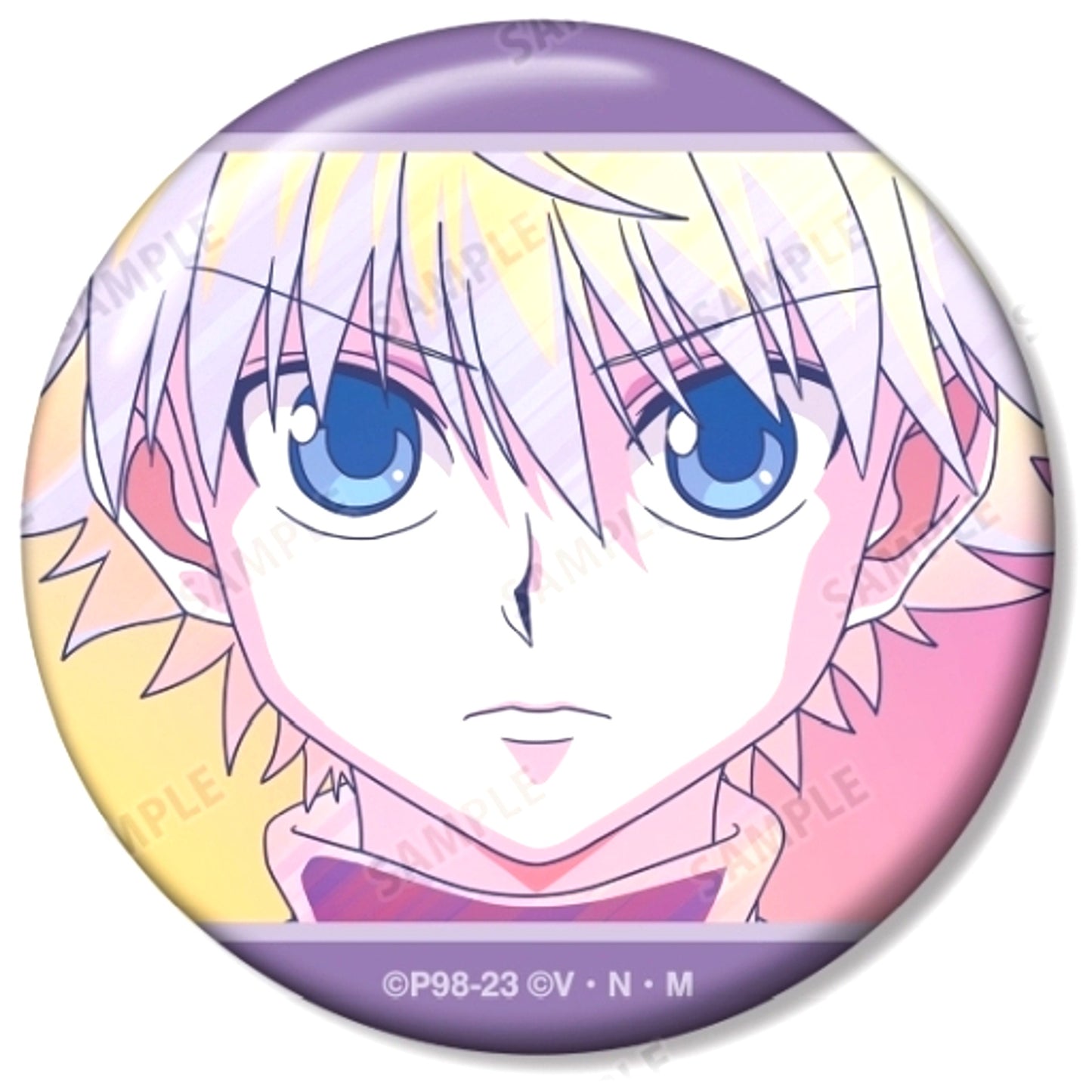 Killua Zoldyck HUNTERxHUNTER Trading Ani-Art clear label Vol. 3 Button [USED]