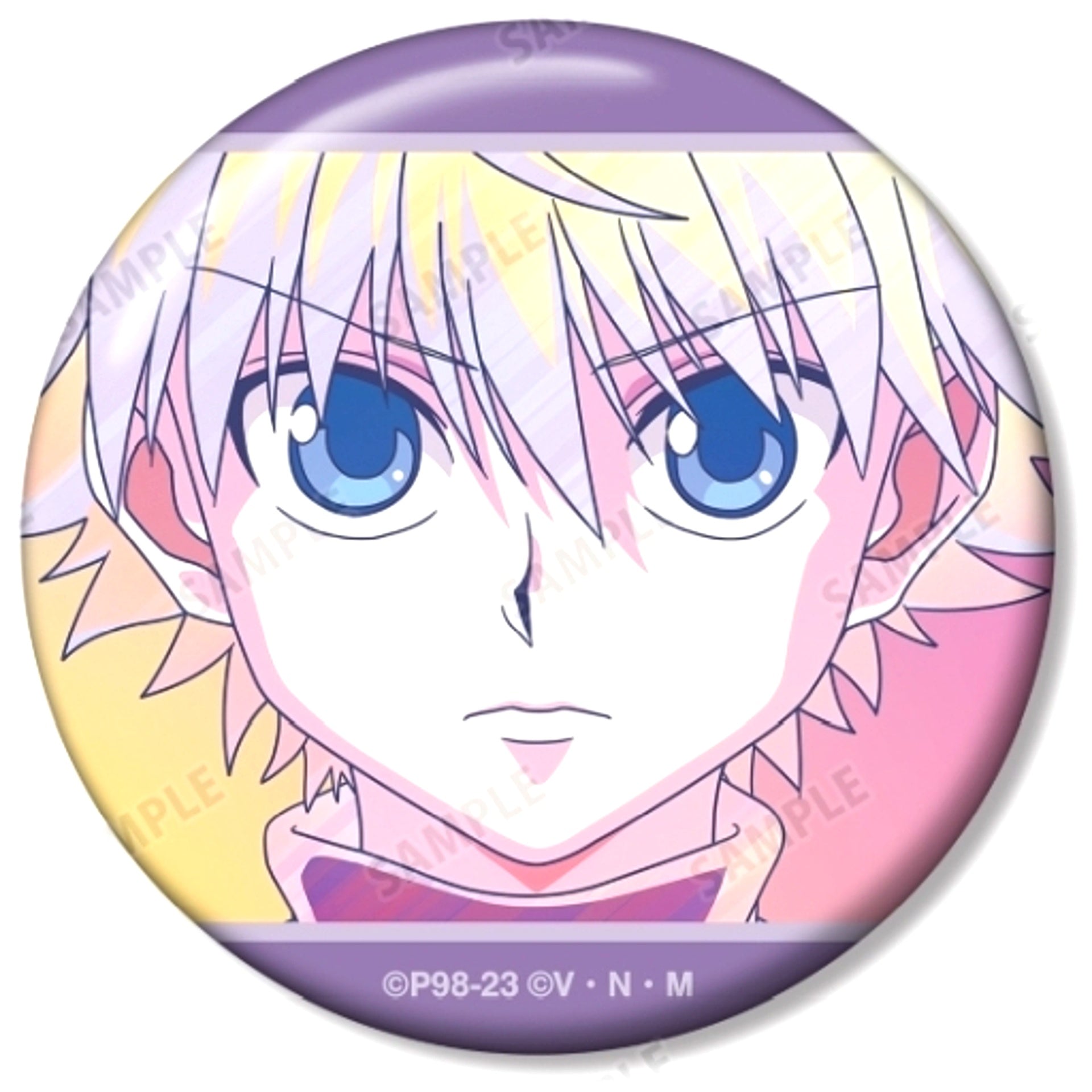 Killua Zoldyck HUNTERxHUNTER Trading Ani-Art clear label Vol. 3 Button [USED]
