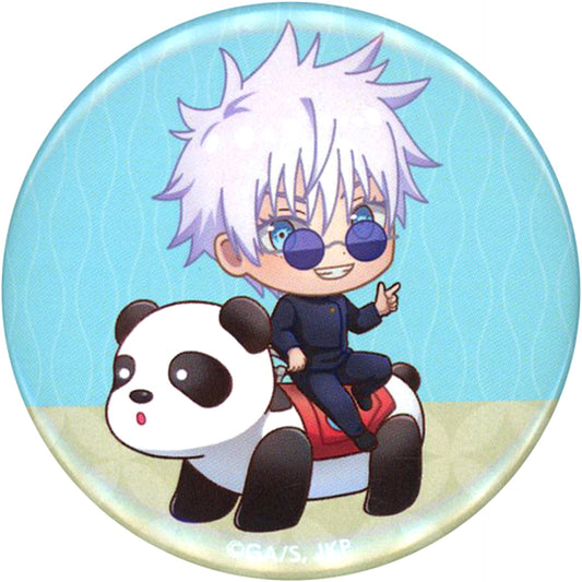 Satoru Gojo Jujutsu Kaisen Kaigyoku Tamaori Trading Button Chibi Chara Attraction Ver. Distant Asakusa Hanayashiki [USED]