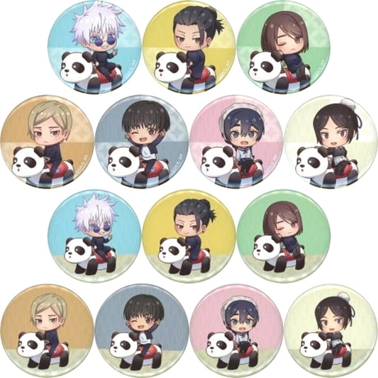 Kento Nanami & Others Jujutsu Kaisen All 14 Types Set Kaigyoku Gyokusetsu Chibi Chara Attraction Ver. Random Button Asakusa Hanayashiki Limited [USED]