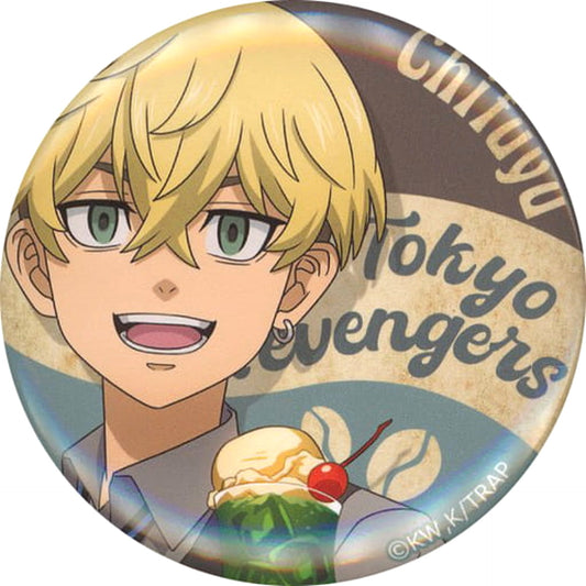 Chifuyu Matsuno Tokyo Revengers Charat Kuji Biker's Caffe Blind Packaged Button Prize S [USED]
