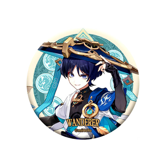 Wanderer Genshin Impact Sumeru City Character Button [USED]