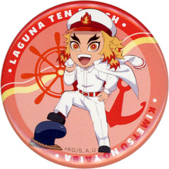 Demon Slayer: Kimetsu no Yaiba Kyojuro Rengoku Can Badge Rittai Emaki in Laguna Ten Bosch Limited Buttons [USED]