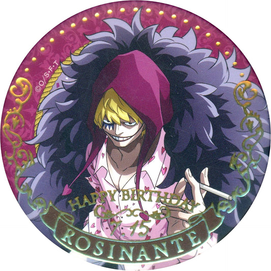 Corazon Donquixote Rosinante One Piece Birthday Jewelry Button July 2023 [USED]