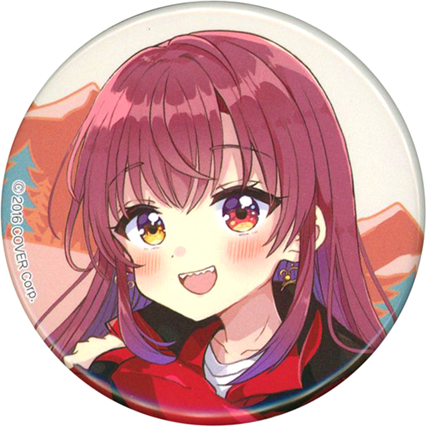 Houshou Marine Hololive Full Color Character Button Collection Summer Season [USED]