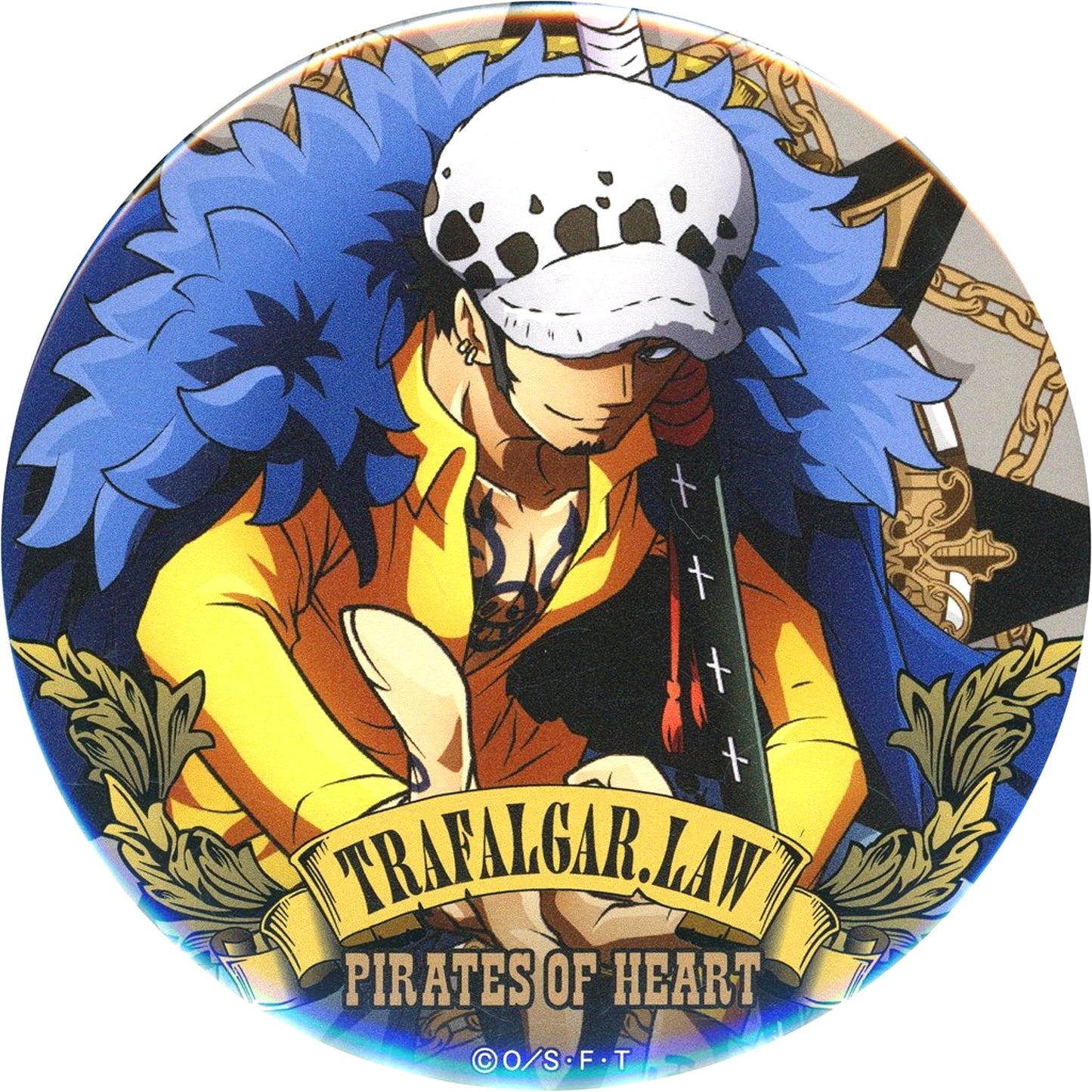 Trafalgar Law One Piece Ultimate Crew Vol.6 Dodeka Button [USED]