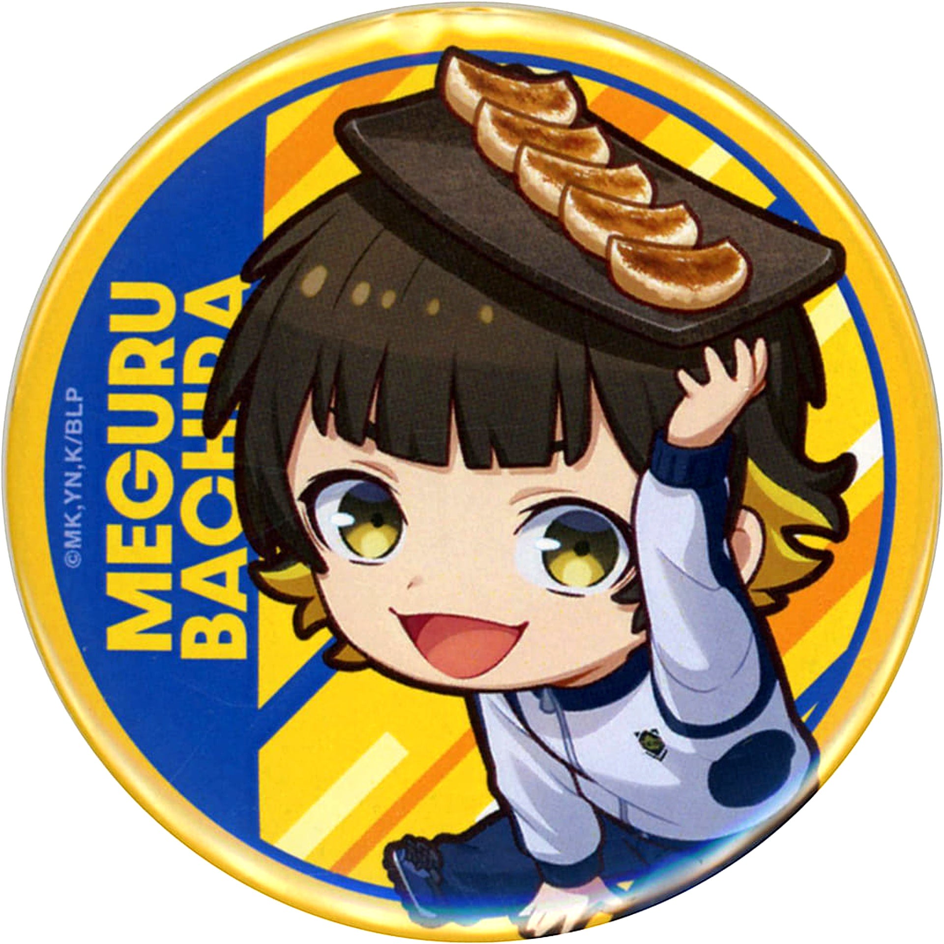 Blue Lock Meguru Bachira Trading Button A Nikuju Gyoza no Dandadan [USED]