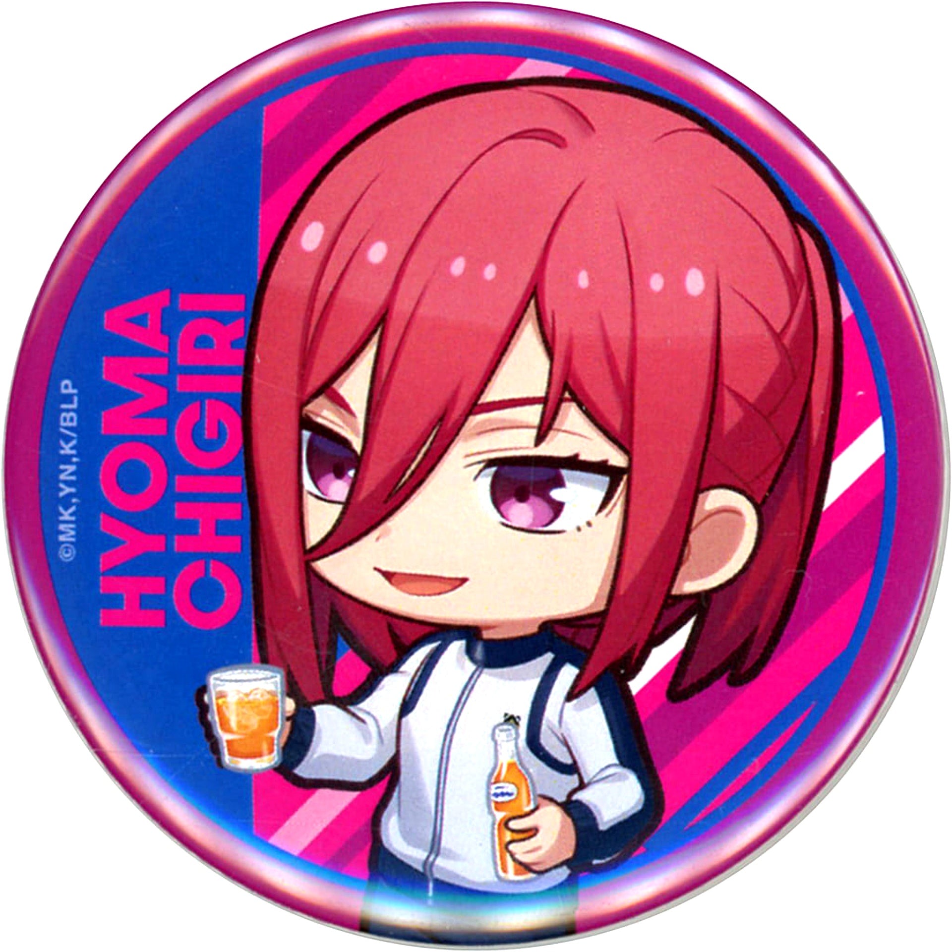 Blue Lock Hyoma Chigiri Trading Button A Nikuju Gyoza no Dandadan [USED]