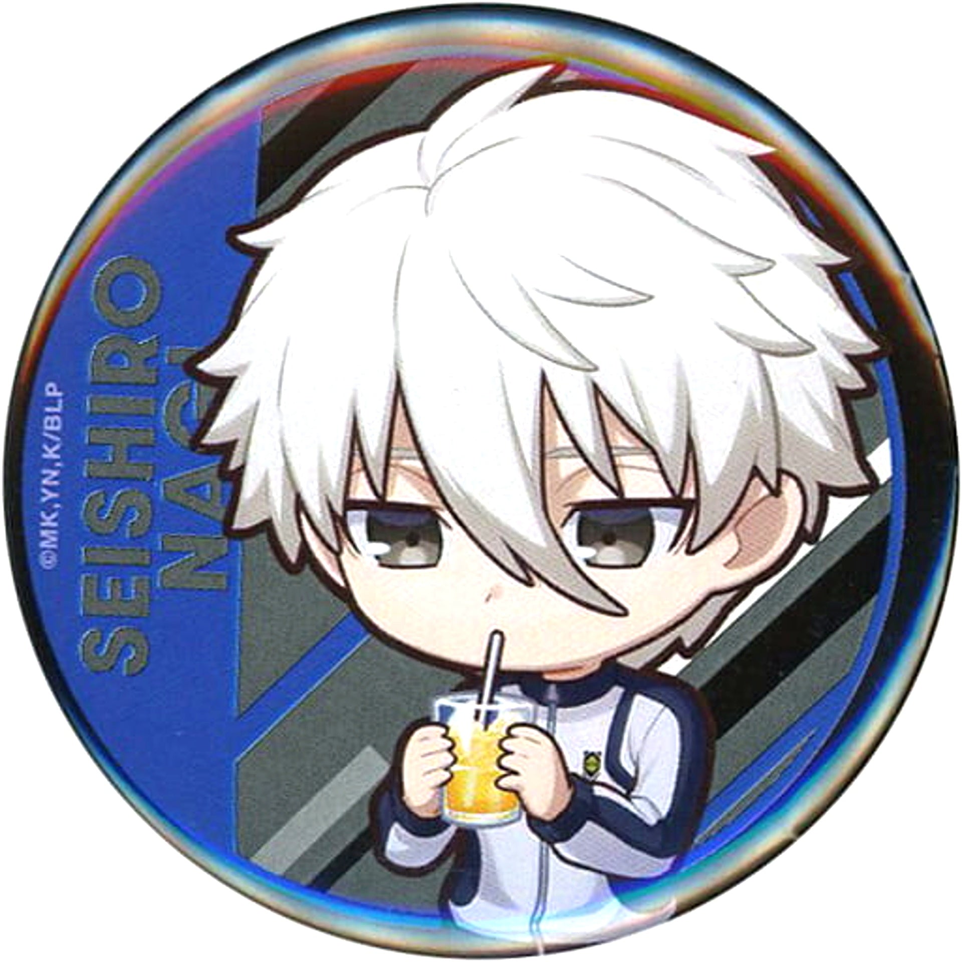 Blue Lock Seishiro Nagi Trading Button B Nikuju Gyoza no Dandadan [USED]