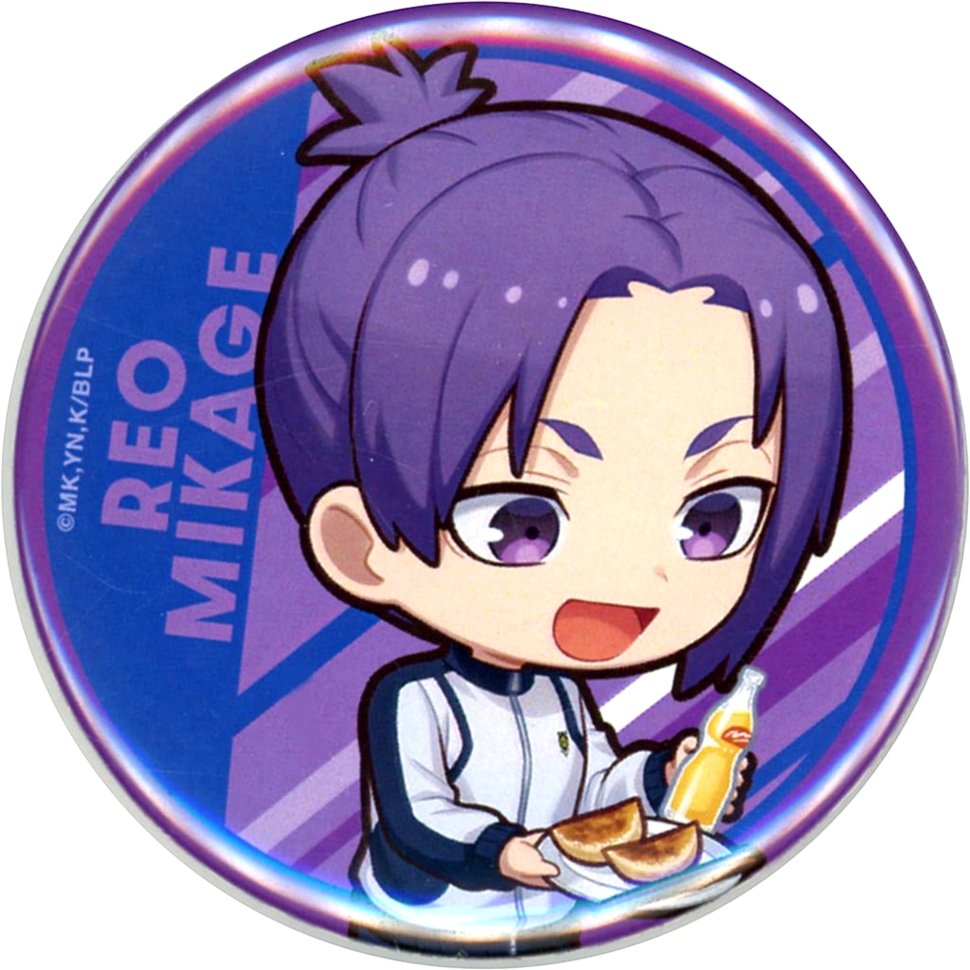 Blue Lock Reo Mikage Trading Button B Nikuju Gyoza no Dandadan [USED]
