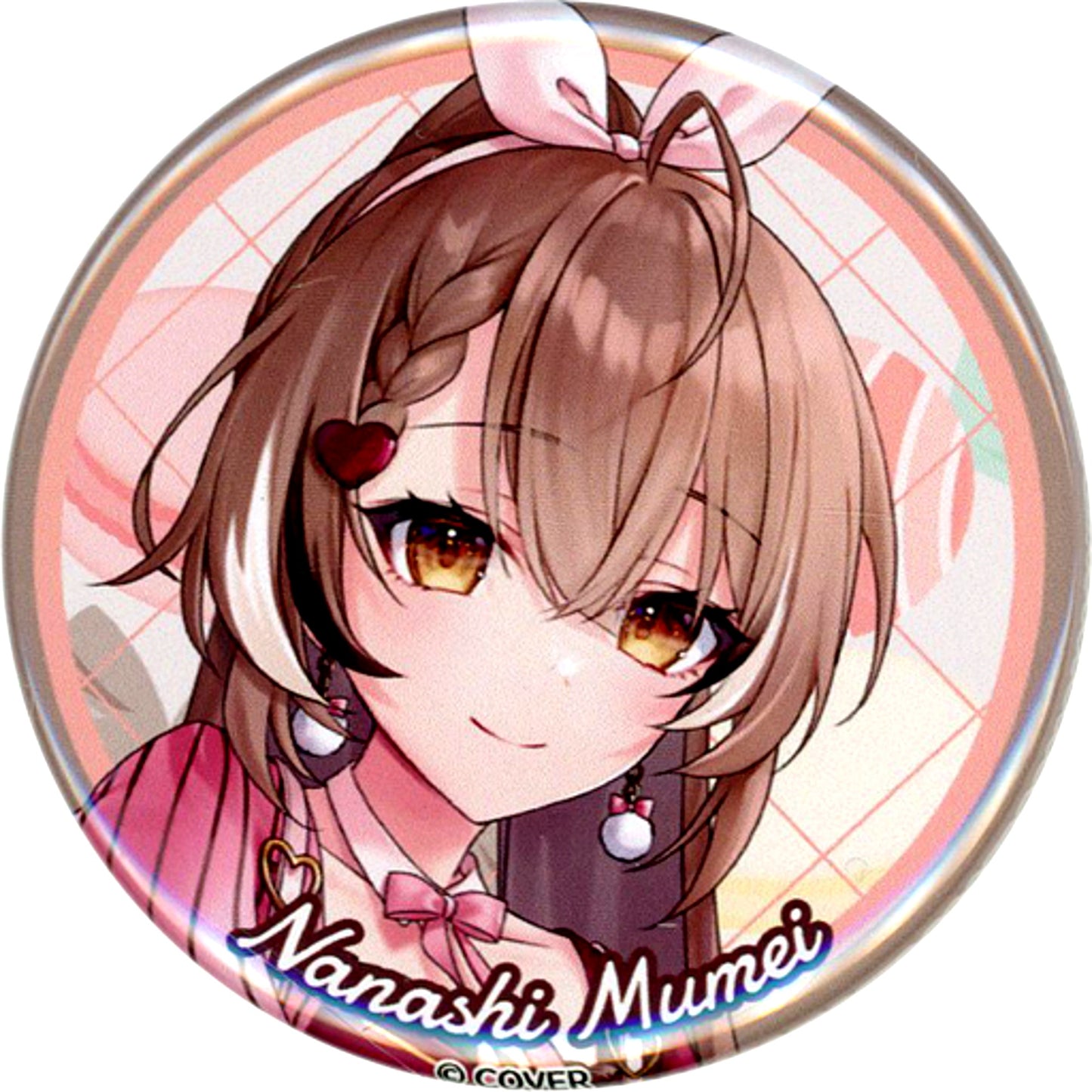 Nanashi Mumei Virtual YouTuber Hololive English Button Valentine Day 2023 [USED]